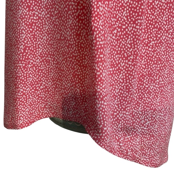 Joie Silk Polka Dot Sleeveless Blouse Pink White Women’s Medium - Picture 5 of 9